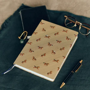 Bow & Tie Galloping Horses HON / A5 Size / Daily / ENG or JPN edition / Jan start / Mon start