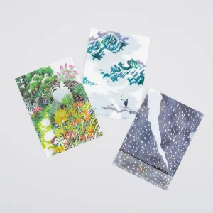iyo okumi Hobonichi Clear Folder Set of 3 for A6 Size (iyo okumi)
